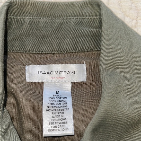 Isaac Mizrahi‎ Khaki Jean Jacket - Picture 4 of 10